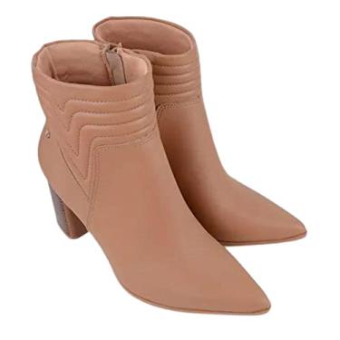 Imagem de Bota Ankle Boot Ramarim 2358123 Original - Tan - 36