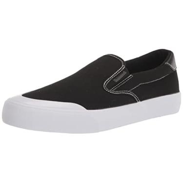 Imagem de Lugz Tênis feminino clássico sem cadarço Clipper Protege, Preto/branco, 9.5