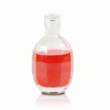 Imagem de Generic Garrafas de licor vazias com tampa de vedação de cristal, garrafa de armazenamento de vidro sem chumbo de 500 ml para vodka suco de vinho, leite, uísque, refrigerante, bebidas, decoração de