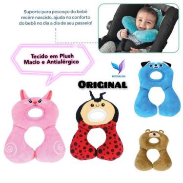 Imagem de Suporte E Proteção P/ Cabeça Pescoço Bebê Carro E Carrinho Bebê  - KIT