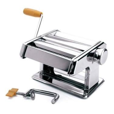 Imagem de Máquina Macarrão Massa Cilindro Aço Inox Caseira Talharim - Trato