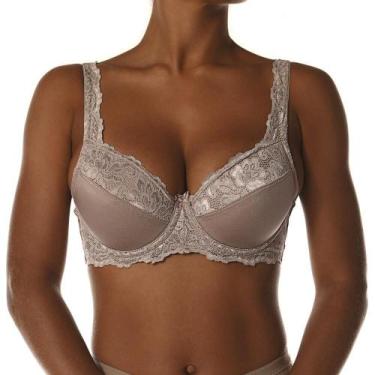 Imagem de Sutiã Sustentação DeMillus 65104 Com Renda, Lilás, 50