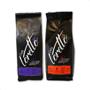Imagem de Café Torrado e Moído Arábica Gourmet Premium Loretto 1 Kg - Loretto Ca