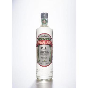 Imagem de Cachaça Prata Paratiana 700 ml Qualidade Branquinha Artesanal Antiga E