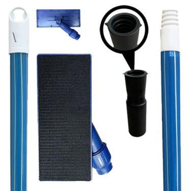 Imagem de Kit SUPORTE LT Limpa Tudo Com tiras autocolantes Para Fibras + CABO Ex