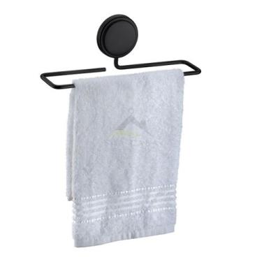 Imagem de Porta Toalha Rosto Mão Lavabo Banheiro adesivo Black Future, 143PT