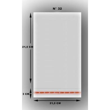 Imagem de Saco Adesivado N32 - 21,5 x 21,5 cm - C/ 100 unidades - Vabene