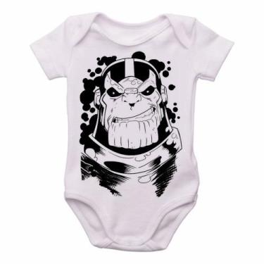 Imagem de body nenê criança roupa bebê Thanos black  - Empório Dutra, G   ( 4-8 