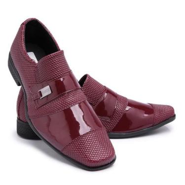 Imagem de Sapato Social Masculino Casual Oxford Forms Croco Mississipi Homem Mod