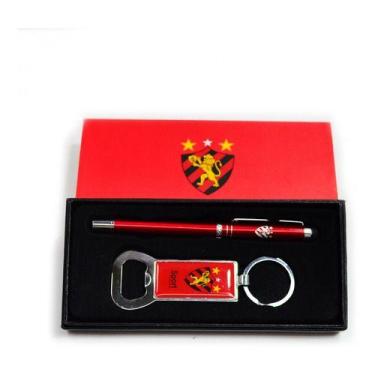 Imagem de Kit Caneta Touchscreen + Chaveiro Abridor - Sport Recife - Mileno