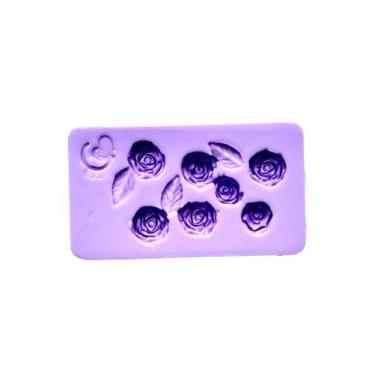 Imagem de F1747 molde de silicone mini rosas confeitaria biscuit - confeitaria d