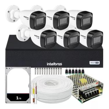 Imagem de Kit Intelbras 6 Câmeras Vhd 1130 30m Dvr De 8 Canais Hd 1tb