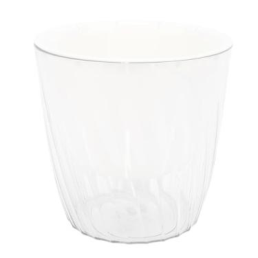 Imagem de Vaso de Plantas Pequeno de 5 PeçAs, Plantador de Auto-irrigação Transparente, Design de Camada Dupla PP PET Mantém As Plantas Hidratadas por 7 a 15 Dias Sem Supervisão