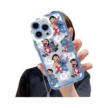 Imagem de Capa de Telefone Stitch Transparente para Redmi Note 12, 11, 10, 9, 7,