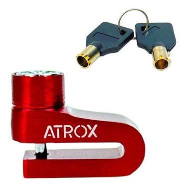 Imagem de Trava De Disco Moto Bike 35mm Antifurto Universal Completo - Atrox, Ve
