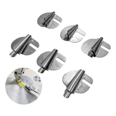 Imagem de Kit 6 Aparelhos embanhador para Barra Bainha tamanhos 3mm -4mm -5mm -6mm- 7mm e 8mm Acabamento Bainhas Dobra de tecido Barra de roupa Máquina de costura