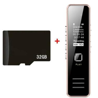 Imagem de Cartão SD de 32GB com Estojo Rose Gold - Áudio Digital Recarregável