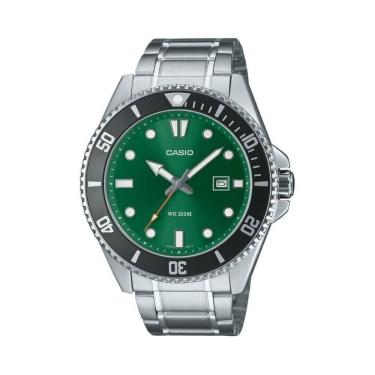 Imagem de Casio Duro Aço Diver 200 Verde - Mdv-107D-3A2Vdf