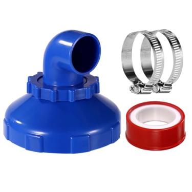 Imagem de Lyreh Conjunto de 4 bocais de jato de piscina, acessórios de bocal giratório de 360° para entrada de piscina, acessórios de reposição para jato de retorno de piscinas para bico de spa Intex