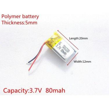 Imagem de Bateria W273s W274 Mp3 501220 APARELHO Modelo Nwz W273 - KMIG