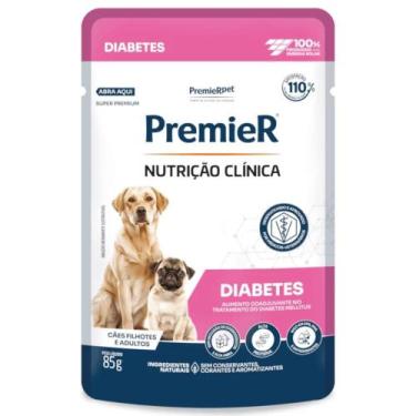 Imagem de Ração Úmida Sachê Premier Nutrição Clínica Diabete para Cães 85g