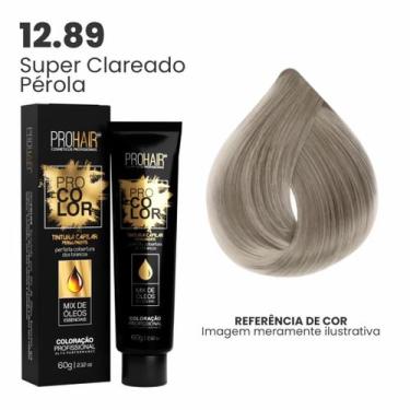 Imagem de Coloração Profissional 60g Pro Color - PROHAIR, 12.89 Super Clareador 