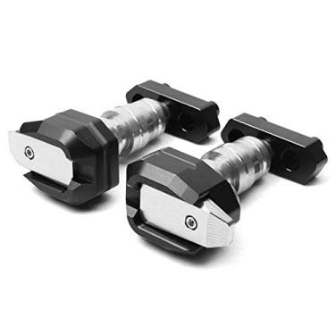 Imagem de Acc-Creativity Motocicleta CNC Alumínio Motor Crash Guard Case Frame Sliders Protector Proteção contra quedas Compatível com Kawasaki Z750 Z800 Z1000 (Prata)