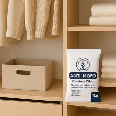 Imagem de Kit 2 Antimofo 1kg Cloreto de Cálcio Absorve Umidade - QUIMIVIDA