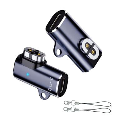 Imagem de sweguard Adaptador de cabo de carregamento USB C Shokz (pacote com 2) Cabo carregador tipo C para conversor magnético Shokz compatível com plugues Shokz Aeropex, OpenRun, OpenRun Pro/Mini, OpenComm