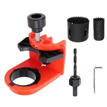 Imagem de Cryfokt SERW DO BONO DE METURTO DE METURO, Kit DE Instalação Trava Porta para Portas DE Madeira DE 1-3/8in a 1-3/4 Polegada, Com Modelo Ajustável