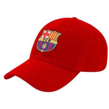 Imagem de Boné Barcelona Bordado Licenciado Supercap, Vermelho, UN