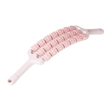 Imagem de RNXRZANK Rolo Muscular, Bastões de Massagem, Alongamento de Pernas, Massageador Manual Leve, Relaxamento Muscular para Braços em Exercício, Rosa