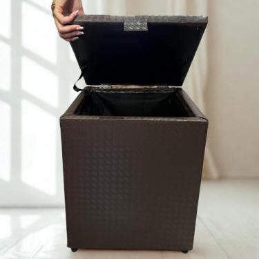 Imagem de Puff Bau Pequeno Porta Brinquedos Organizador Puffe Pufe Baú - Baú Puf