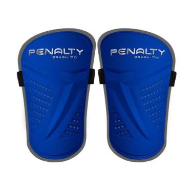 Imagem de Caneleira Penalty Brasil 70 Azul/Cinza, Azul, Cinza, Único
