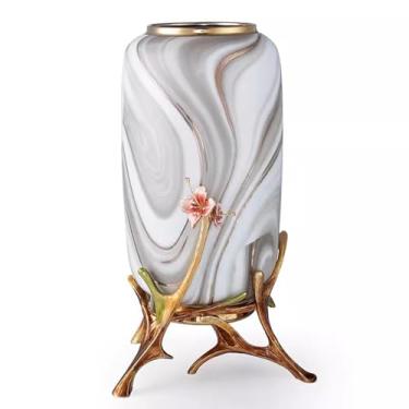 Imagem de Prateleira de vaso de flores para decoração de casa, vasos de flores esmaltados, mesa de jantar, mesa de café, armário de TV, pode cultivar flores, vasos de flores, plantas, suporte de recipiente de