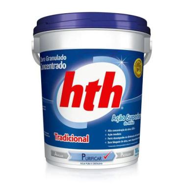 Imagem de Hth cloro granulado concentrado tradicional balde 10 kg