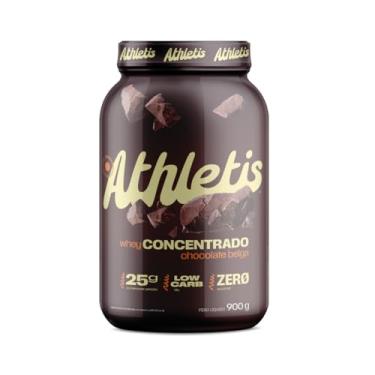 Imagem de Athletis Nutrition, Whey Protein Concentrado Athletis - 900g - Chocolate Belga
