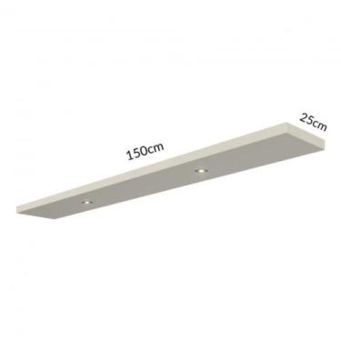 Imagem de Prateleira MDF para Painel de TV com luzes LED e suporte invisível 1,5