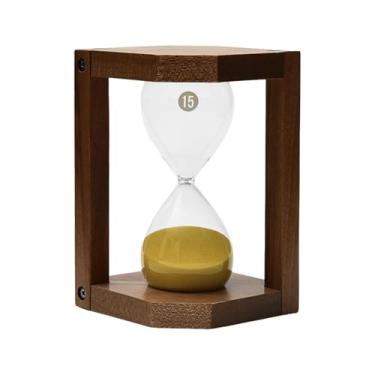 Imagem de predolo Ampulheta de 15 minutos, ampulheta, relógio de areia moderno, ampulheta para escritório, sala de aula, sala de estar