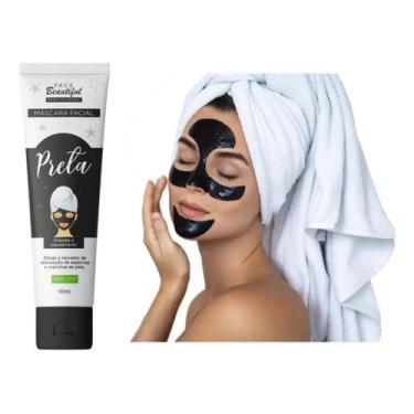 Imagem de Face Beautiful Facial Máscara Peel Off Preta (limpeza E Clareamento) T