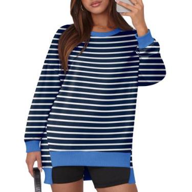 Imagem de Moletom feminino Kistore, de outono, grande, com gola redonda, preto e