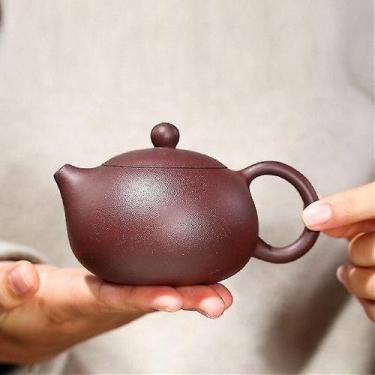 Imagem de Chaleiras elétricas famosos bules de argila roxa filtro de buraco de b