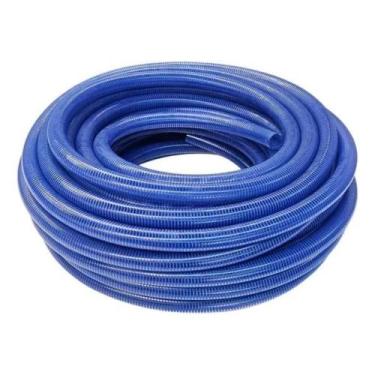 Imagem de Mangueira mangote Sucção 1.1/2 Pol Isal Azul Ibirá - 5 Metros