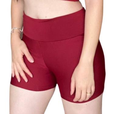 Imagem de Bermuda Feminina Short Curto Suplex Fitness Academia - Jinkingstore , 