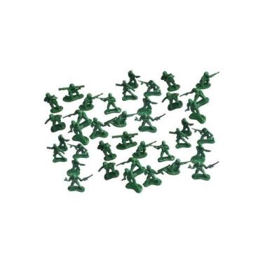 Imagem de Balde de soldadinhos disney toy story com 100 soldadinhos plástico - t