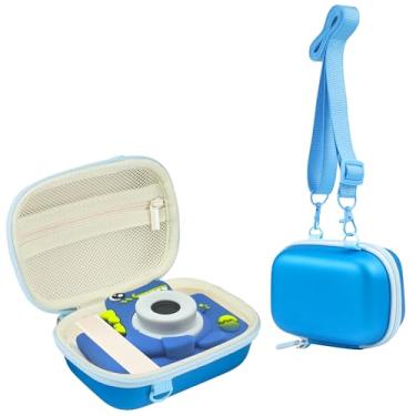Imagem de Leayjeen Capa Para Câmera Infantil Compatível Com Outuvas/Goopow/Mgaolo/Hoomoon/Kids Toys E De Vídeo Digital, Melhor Presente Aniversário - Azul (Somente Capa)