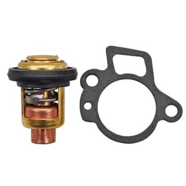 Imagem de Termostato de 60℃ (140℉) com junta para motores de popa Mercury Mariner de 15 HP, 75 HP e 90 HP (código 825212001). Substitui os códigos 825212, 824853 e 27-824853.