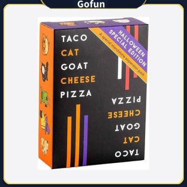 Imagem de Jogo de cartas Taco Cat Goat Cheese Pizza Halloween Edition