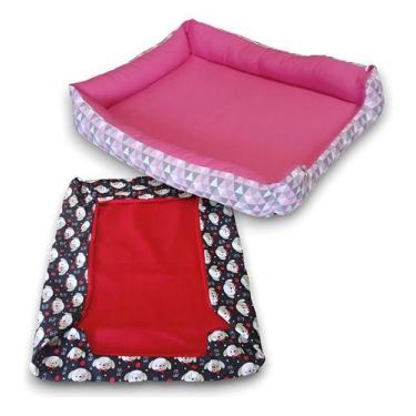 Imagem de Cama De Cachorro Cama Para Pets Grandes+capa Extra 70x80cm - VL Enxova