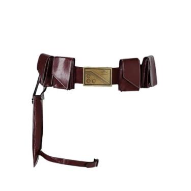 Imagem de Heodols Cinto de fantasia clone adulto clone cosplay, luvas, acessórios para homens, Cinto, P